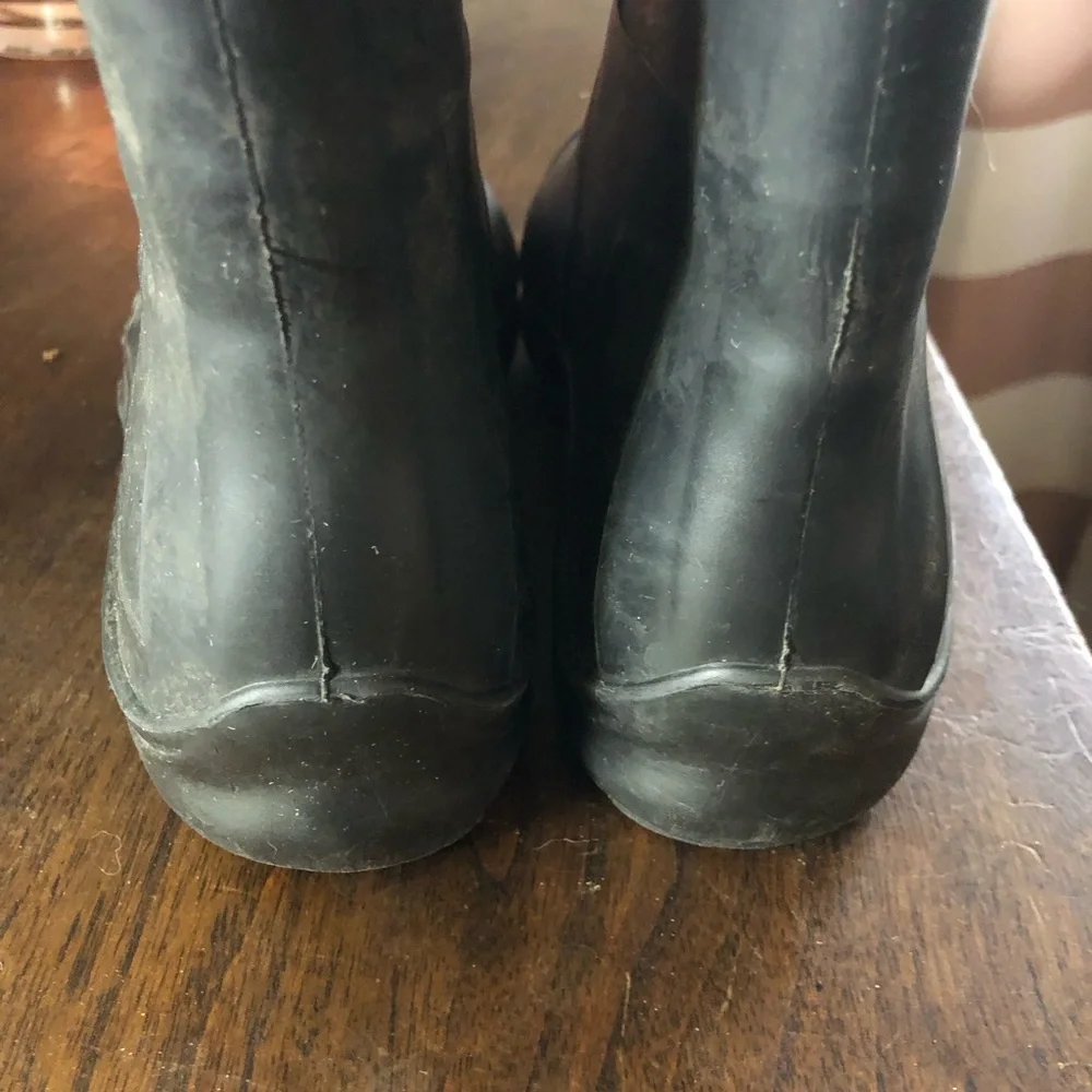 Kamik Women’s Olivia Tall Rubber Rain Boots with Side Buckle